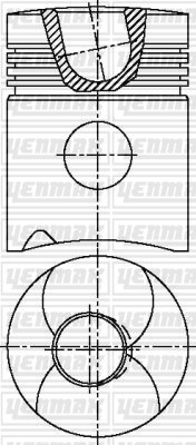 KHD V Motor F 6 L 413.AL 413 Piston Segman Q121.0mm 100 YENMAK