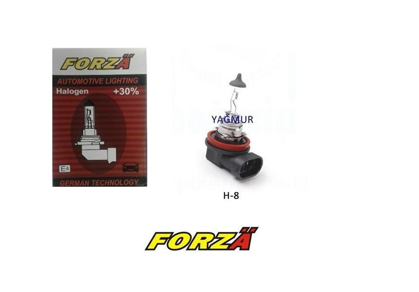 H-8 Halojen Ampul 12V 55W %30 Fazla FORZA