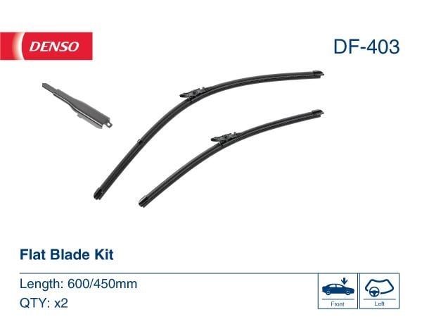 Silecek Süpürgesi Flat Ön DENSO