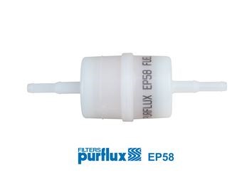 Şeffaf Benzin Ara Filtre Küçük Tip Universal PURFLUX