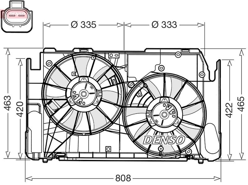 Motor Soğutma Fanı DENSO