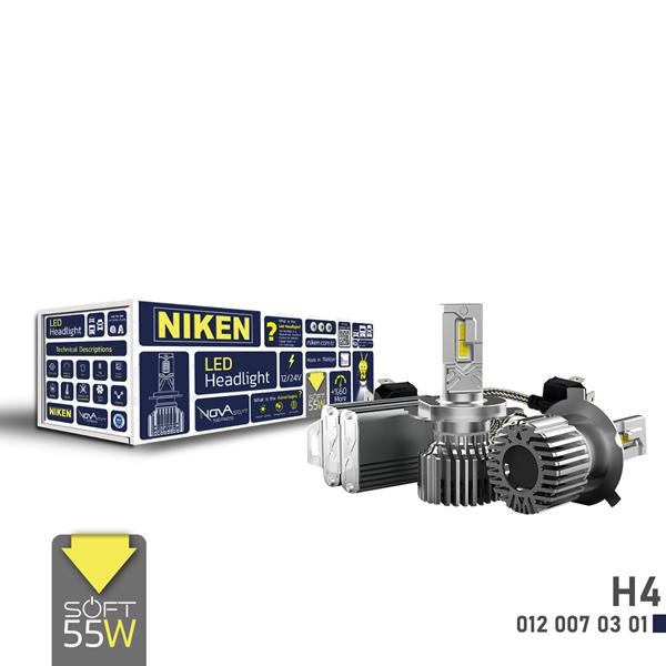 LED Xenon Nova Soft Serisi H4 55W NIKEN