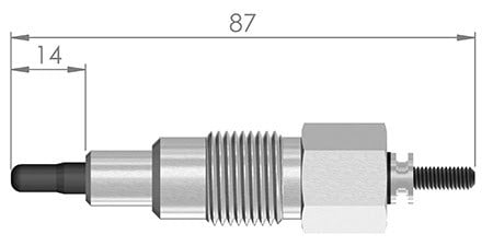 Multicar M25 Kızdırma Bujisi 10.5V ET1ECO