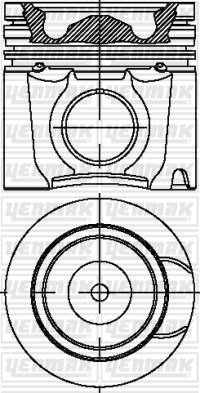 Cummins 6 CT-6L Dongfeng L340 Piston Segman Q114.0mm STD YENMAK