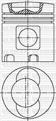 KHD F 2 L 912 D Piston Segman Q100.5mm 050 YENMAK