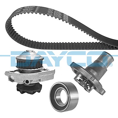Su Pompası ve Termostat İçeren Zamanlama Kayış Kiti DAYCO