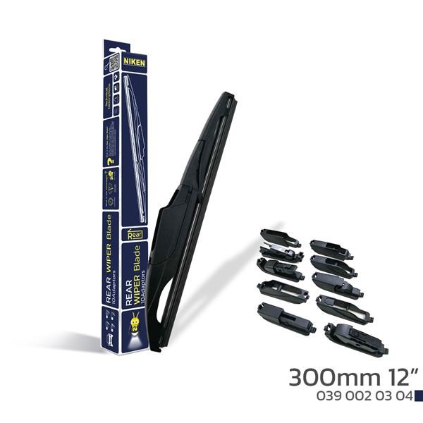 Niken 300mm 12 10 Aparatlı Arka Silecek Süpürgesi NIKEN