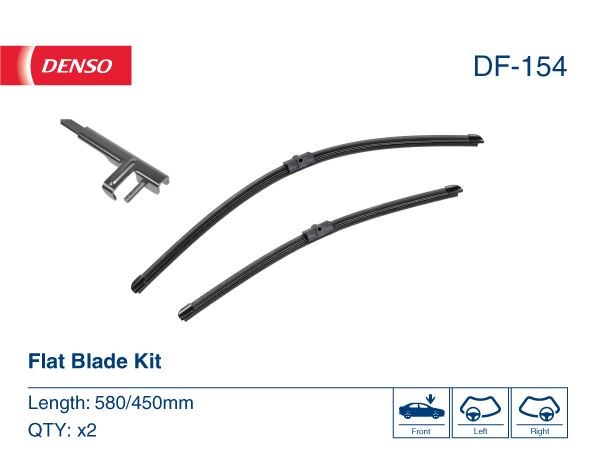 Silecek Süpürgesi Flat Ön DENSO