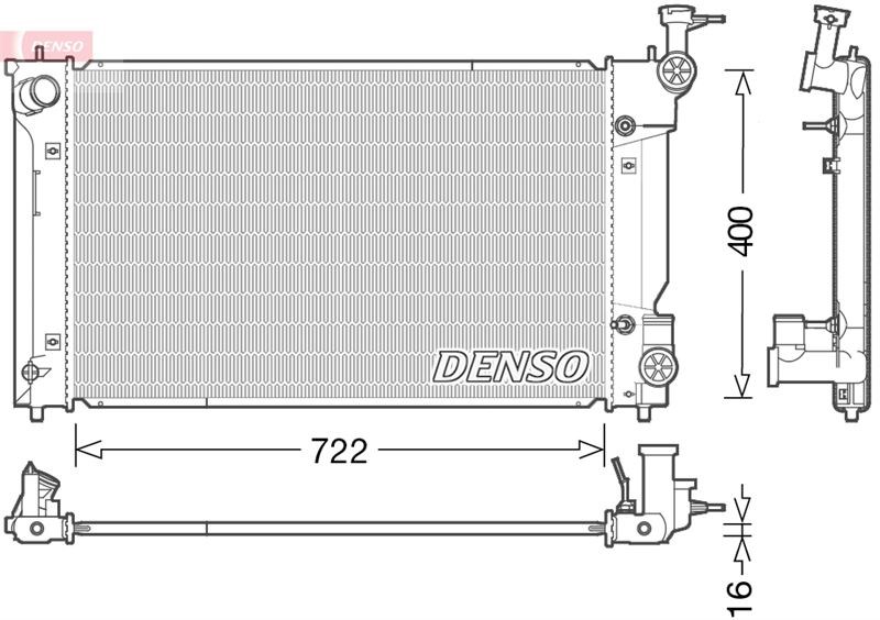 Lexus IS III Motor Su Radyatörü DENSO