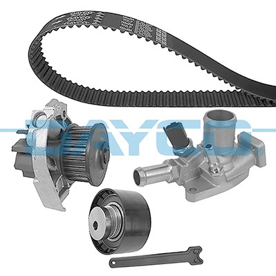 Su Pompası ve Termostat İçeren Zamanlama Kayış Kiti DAYCO