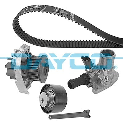 Su Pompası ve Termostat İçeren Zamanlama Kayış Kiti DAYCO