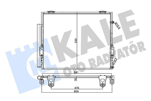 Toyota Tundra Kondenser KALE-RADYATOR