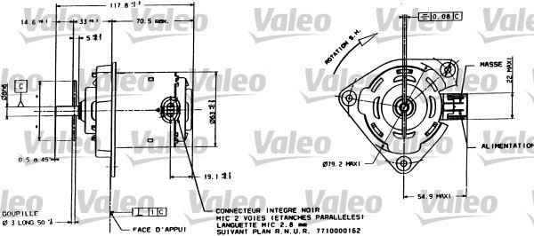 Renault Twingo Fan Motoru VALEO