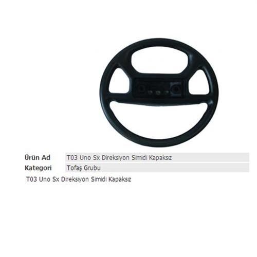 Fiat Uno SX Direksiyon Simidi Kapaksız EKOL