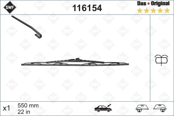 Mercedes Vito W638 Ön Sağ Silecek Süpürgesi 550mm VALEO