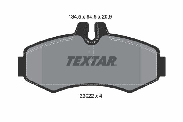 Mercedes Vito W638 Ön Fren Balatası TEXTAR