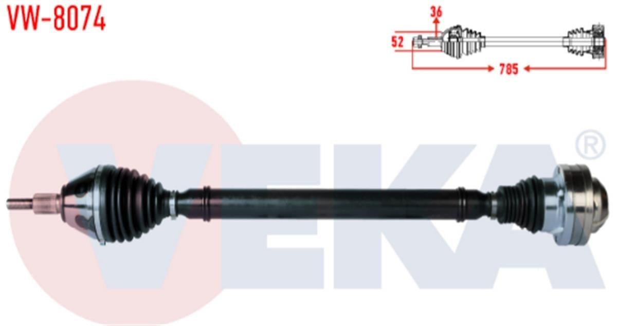 Vw Polo Aks Komple Sağ Veka 6R0407764mx