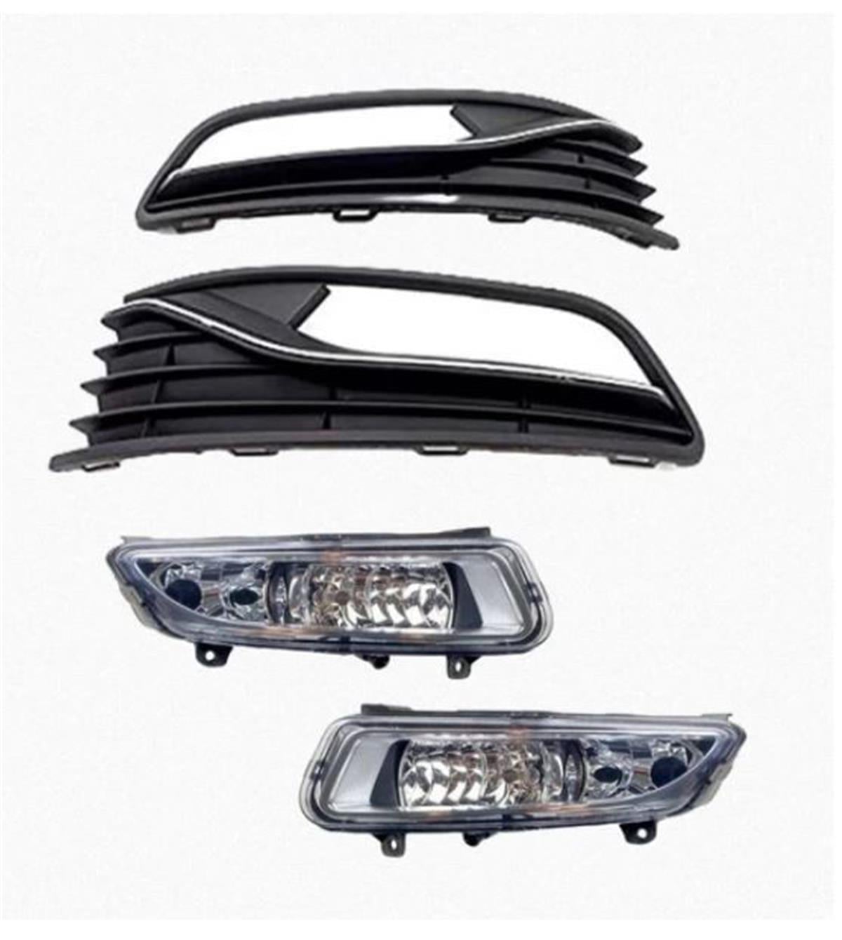 Vw Polo 2014-2016 Sis Lamba Seti Nikelajlı