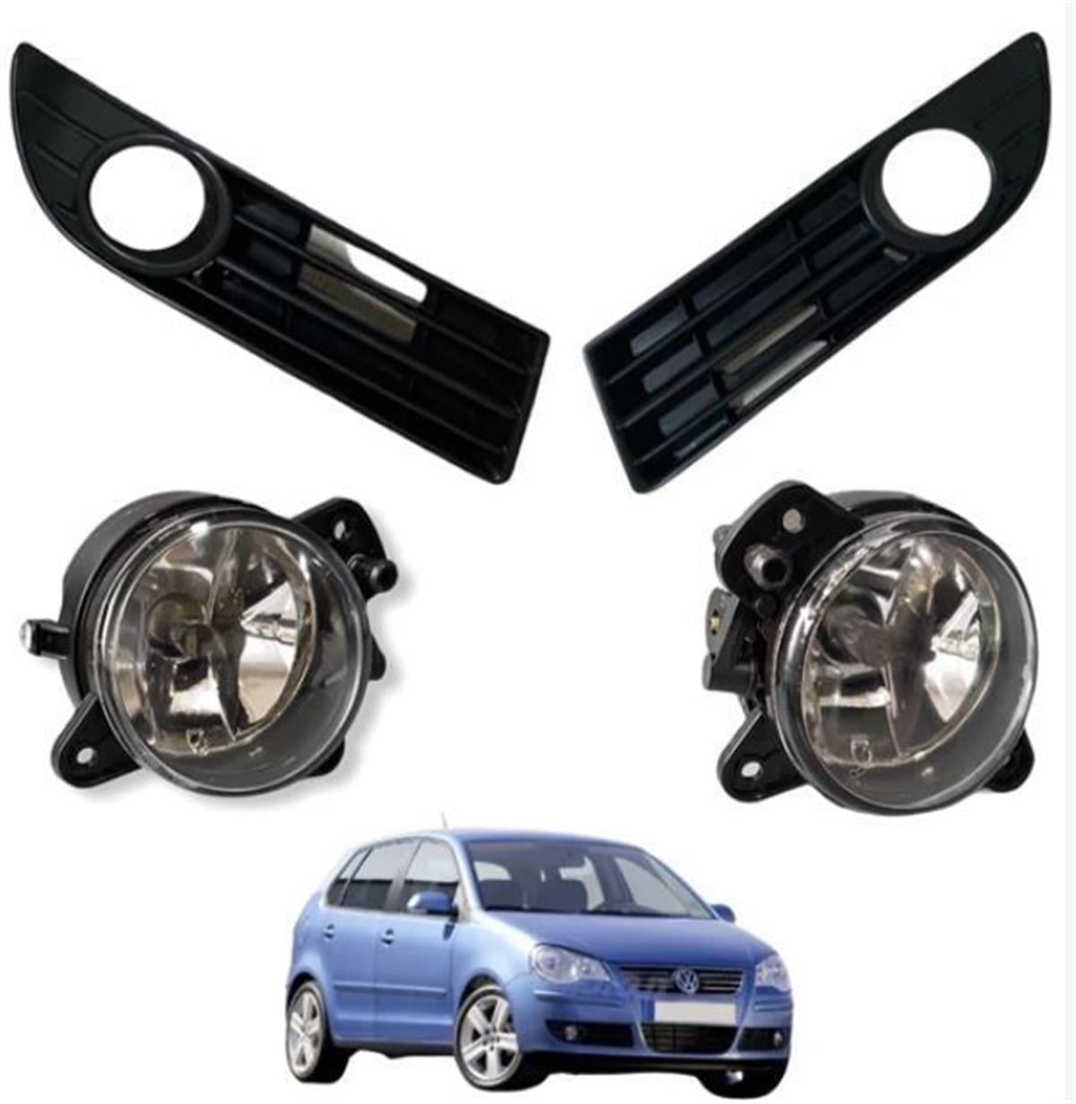 Vw Polo 2006-2009 Sis Lamba Seti + Çerçeve