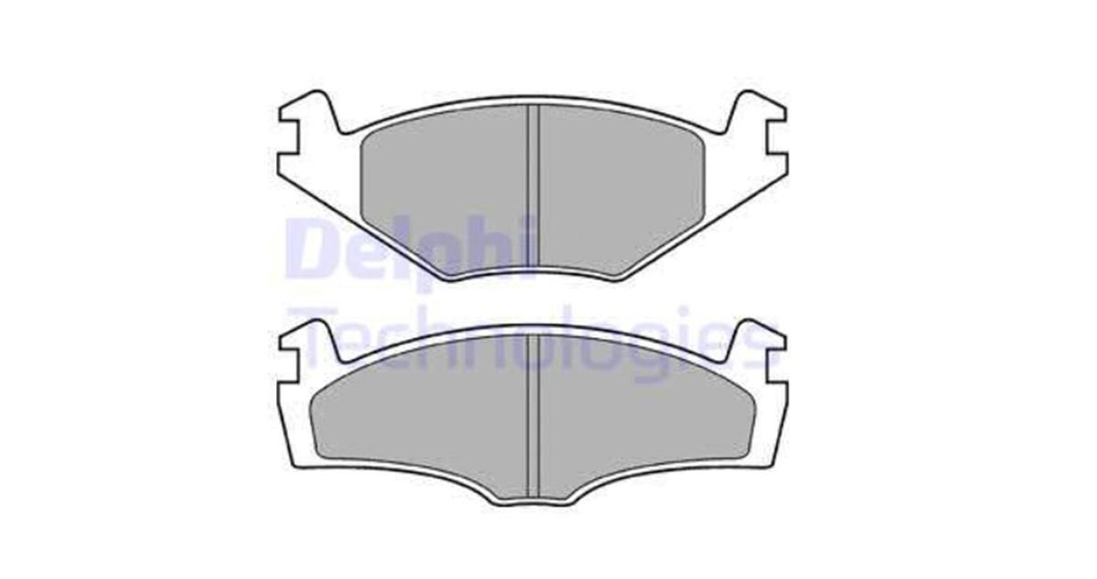 Delphi Fren Balatası Vw Polo 2 3 (94 Sonrası) 137Mm On