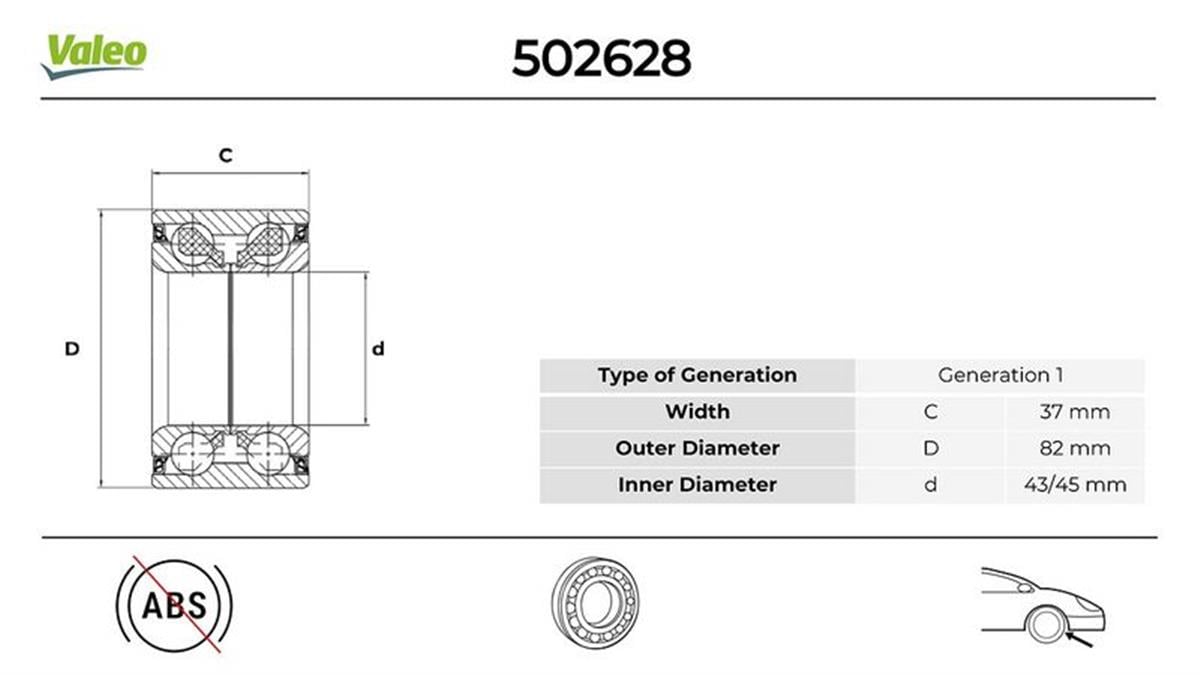 Volkswagen Passat 1.9 (2000-2005) Ön Tekerlek Rulmanı Set 4A0407625a-4A0498625-4D0407625