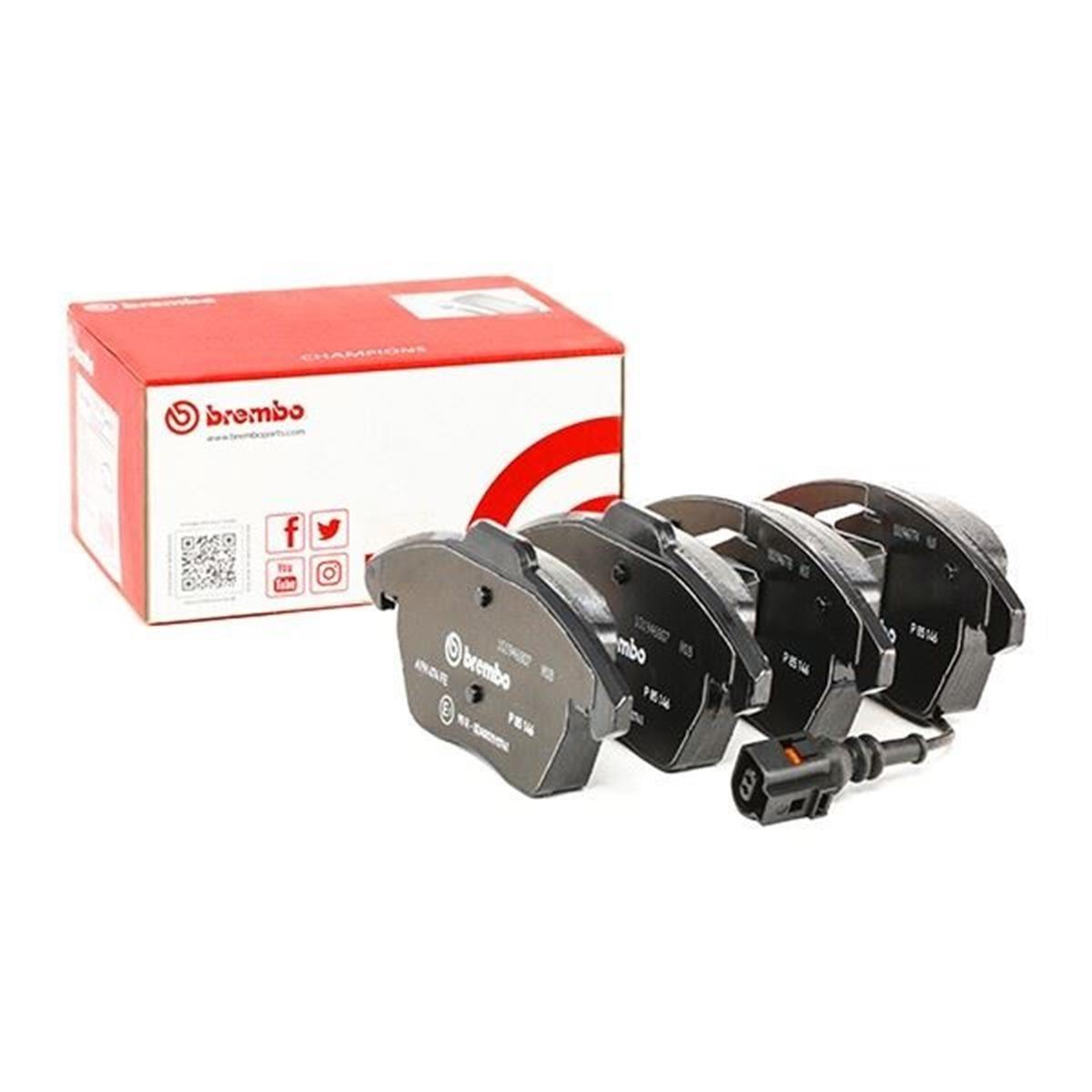 Vw Caddy Golf Passat Polo Ön Fren Balatası Brembo Kablolu 3C0698151a