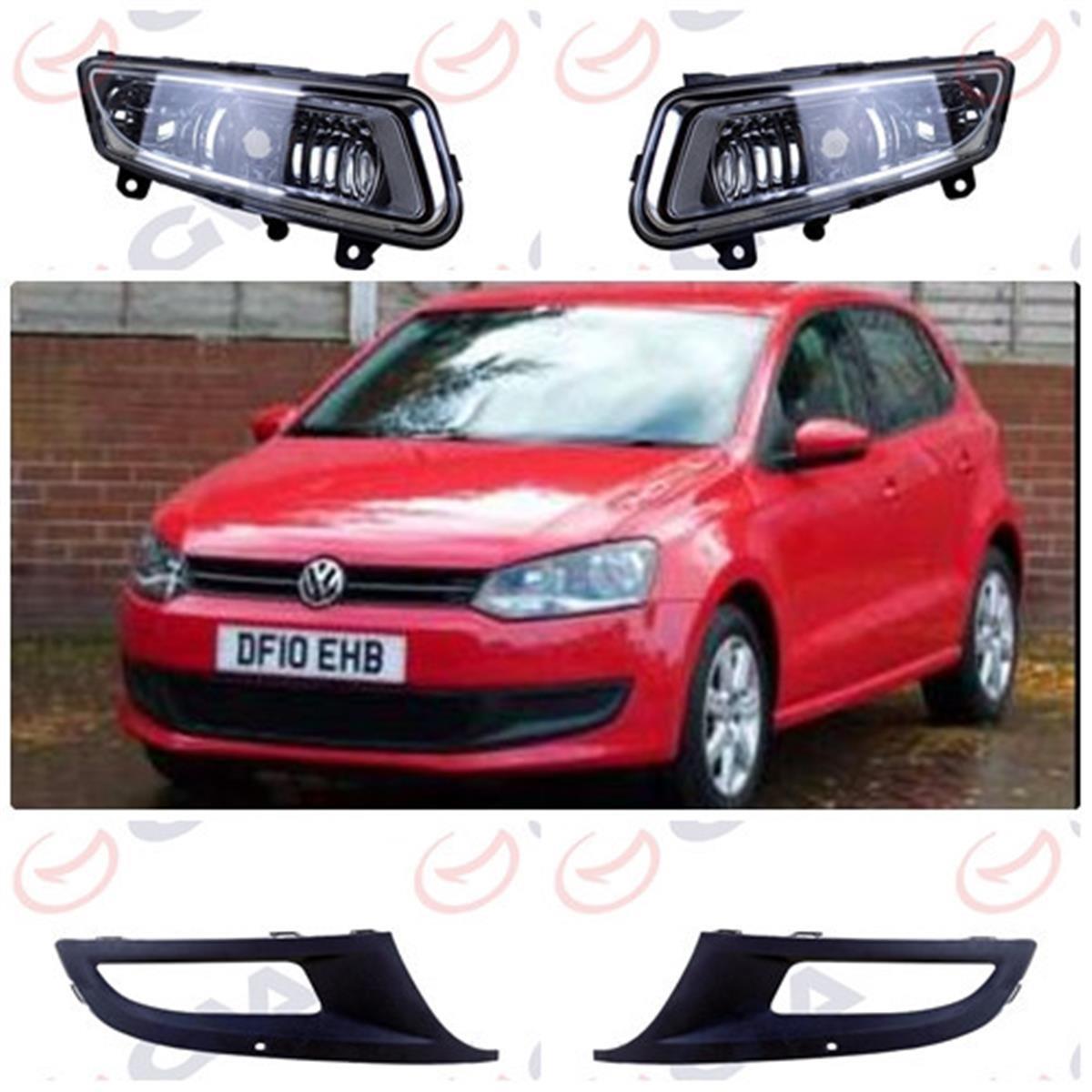 Vw Polo 2010-2014 Sis Lamba Seti + Çerçeve