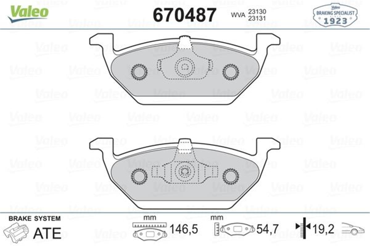 Volkswagen Golf 4 Bora Ön Balata 1J0698151a-1J0698151b-6R069815
