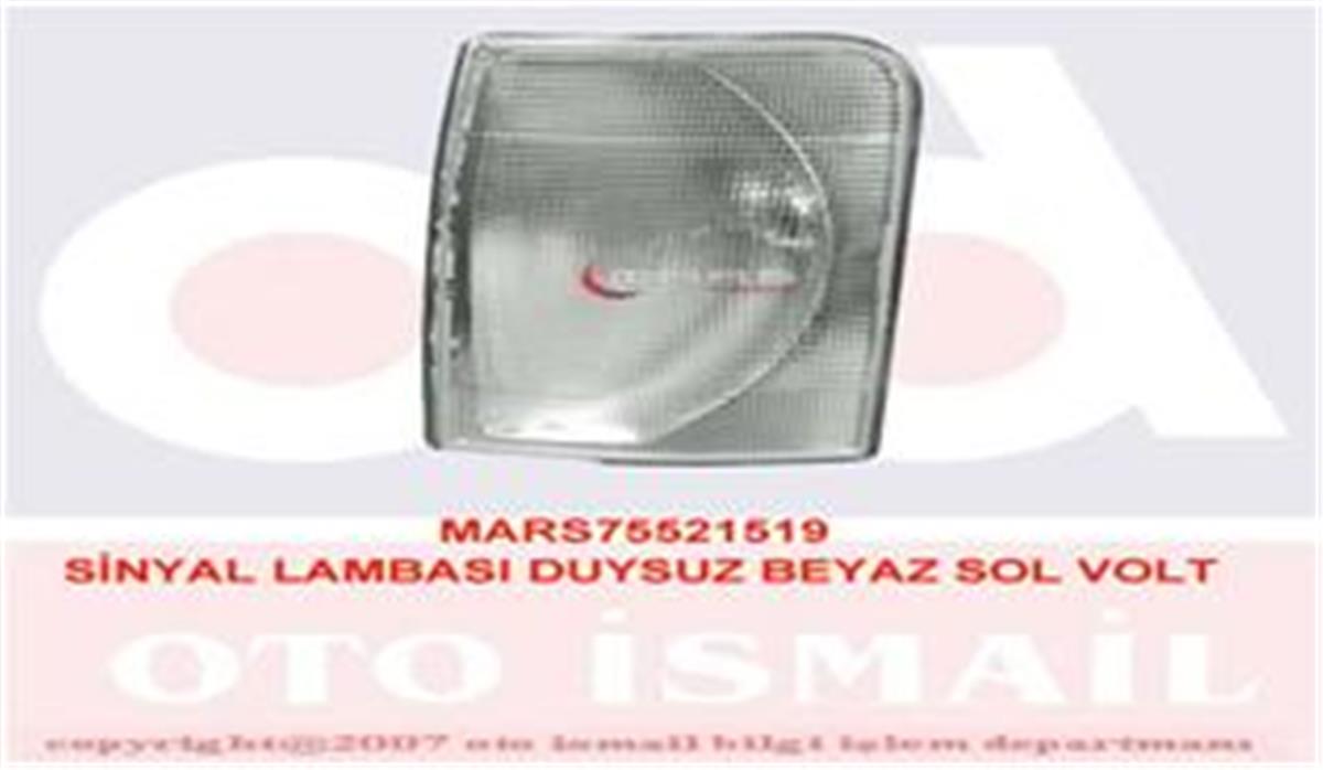 Volt Sinyal Lambası Beyaz Sol Duyusuz 2D0953041a