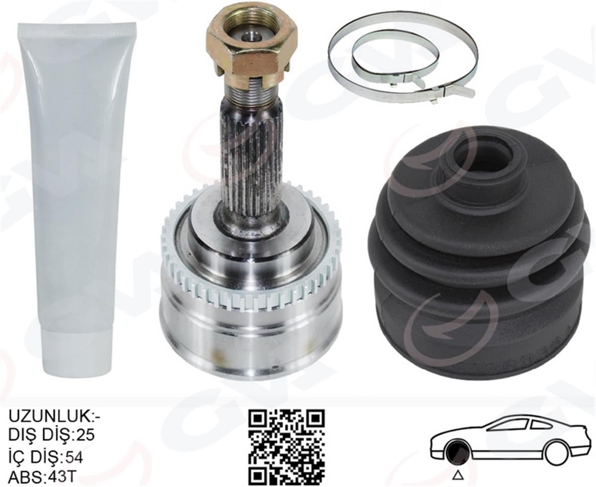 Volvo S40 V40 (99>04) Ön Aks Kafası Dış Sağ-Sol 8601767-8601994-8602170-825175