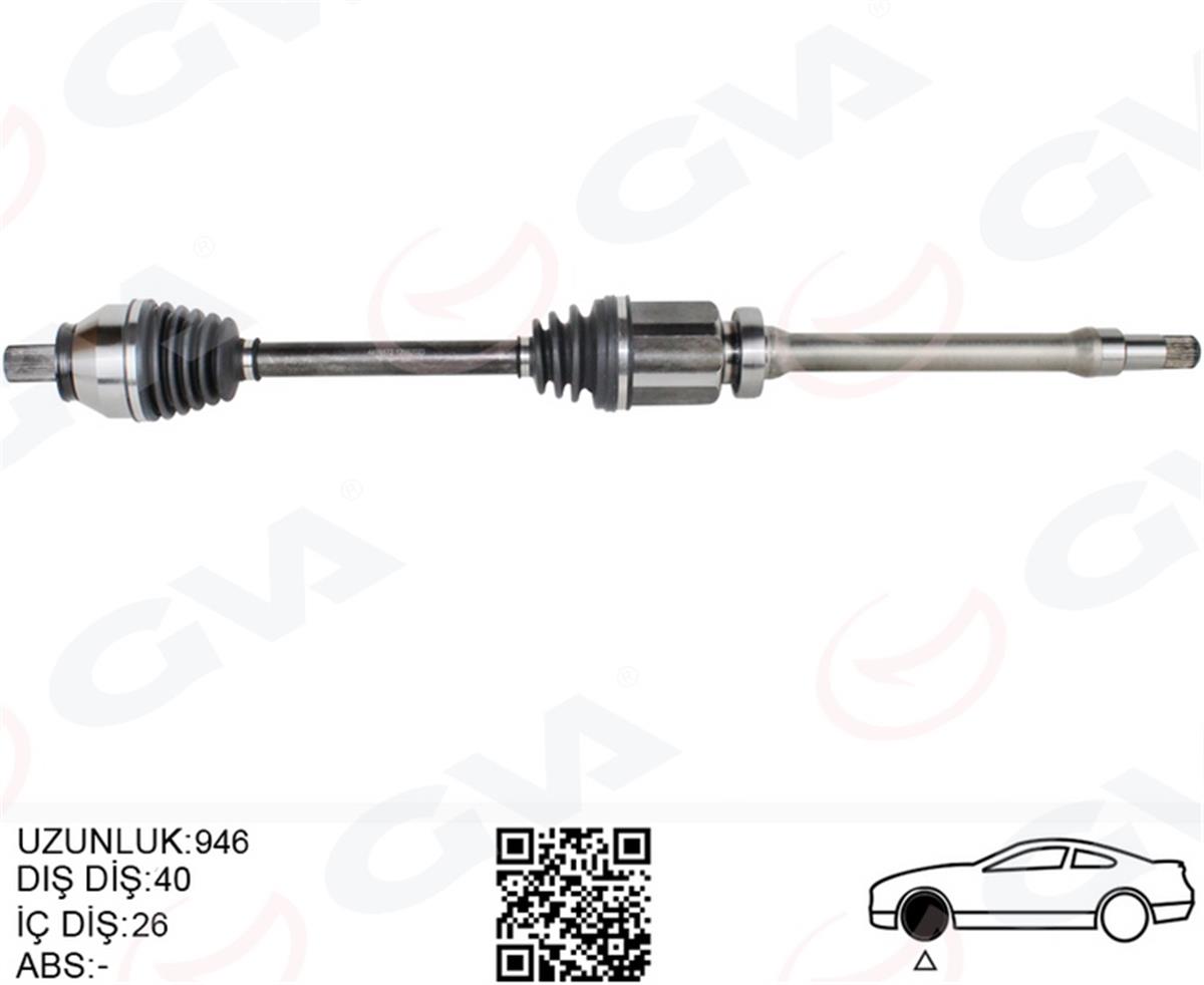 Volvo S60 2 S80 2 V70 3 V60 1 Ön Aks Sağ Komple 36002894-36002898-31259787