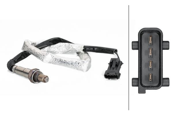 Volvo Lambda Sensörü 4 Kutuplu HELLA