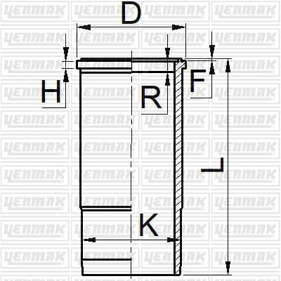 Volvo TD 122 F/FH/FK/FS Gömlek Q130.18MM STD YENMAK