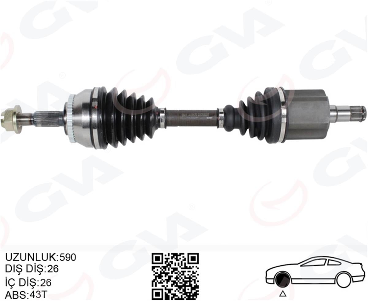 Volvo S40 1 V40 1 Ön Aks Komple Sol 30614081-30614410-36050314