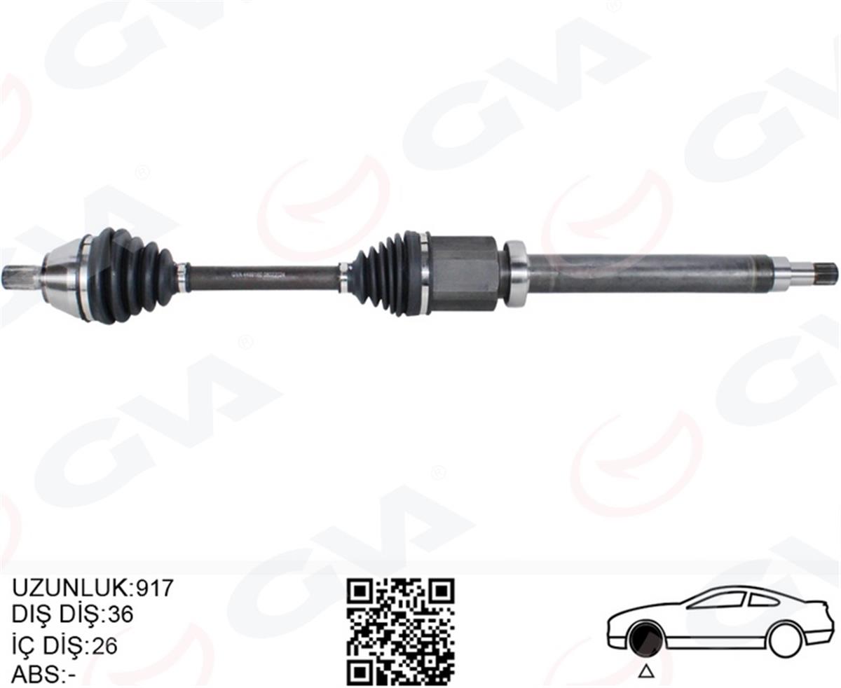 Volvo S40 2 V50 C30 Ön Aks Komple Sağ 36002144