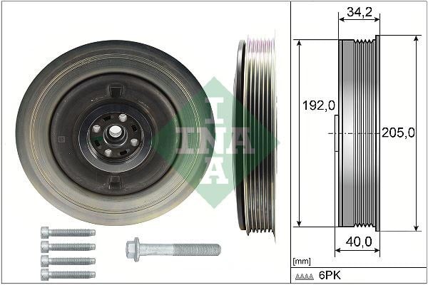 Volvo S60 II 2.0 D2 S80 II D4 S90 II D3 V40 V70 III D2 XC40 2.0 D3 T4 AWD... INA