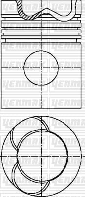 Volvo TD 71A Piston Segman Q104.775MM STD YENMAK
