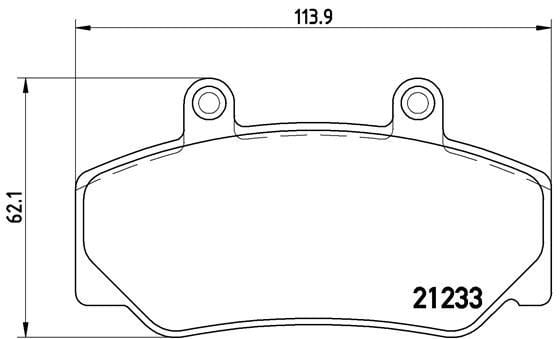 Volvo Ön Fren Balatası Low-Met BREMBO