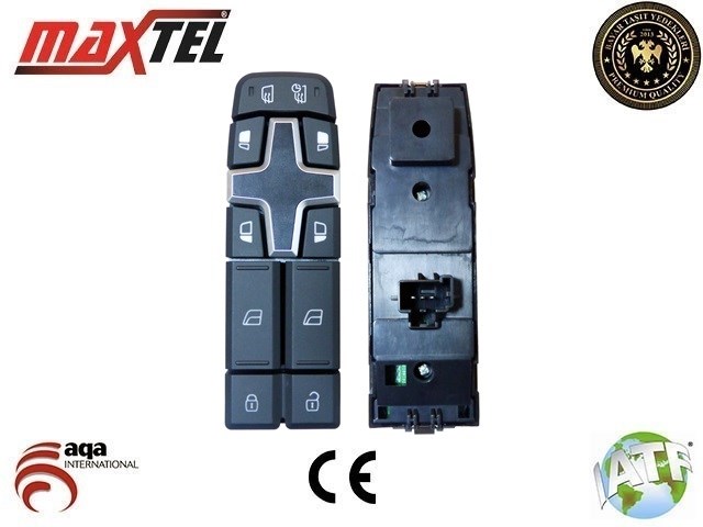 Volvo FH FM Cam Kaldırma Anahtarı Sol 3 Pin [1996-2013] MAXTEL