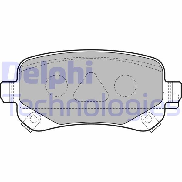 Chrysler Voyager Arka Fren Balatası DELPHI