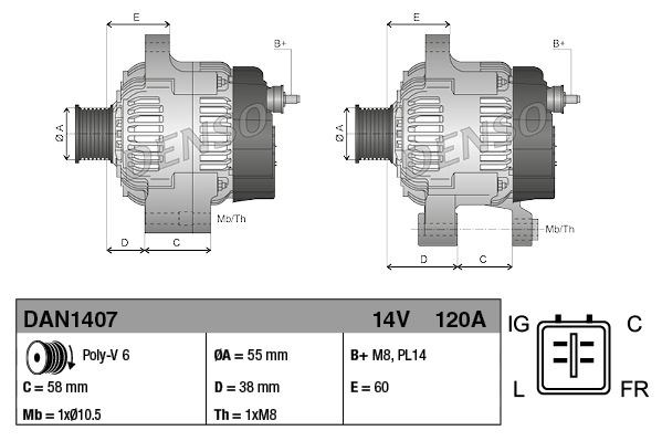 Jaguar X-Type Alternatör