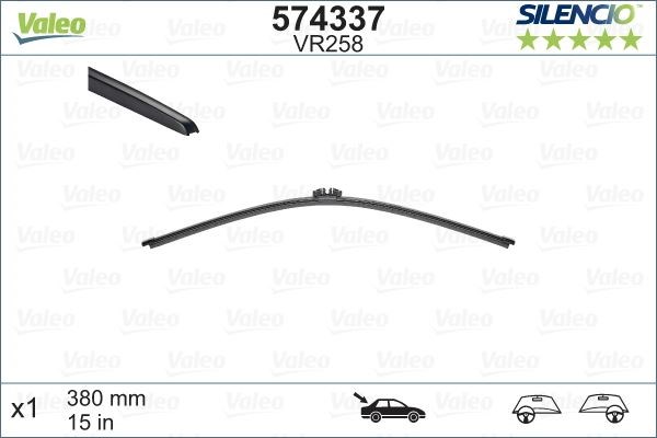 BMW X5 Volvo XC60 X90 Arka Silecek Süpürgesi 380 mm VALEO