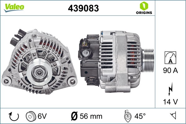 Citroen Xantia XM Xsara ZX Peugeot 306 406 605 806 Alternatör VALEO