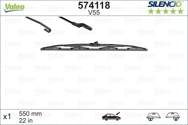 Citroen XM ZX Peugeot 306 Silecek Süpürgesi VALEO