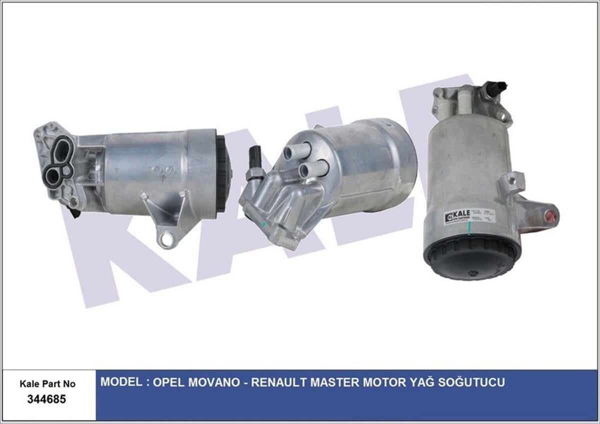 Yağ Filtre Kabı / Soğutucusu Komple Master 2-Movano T