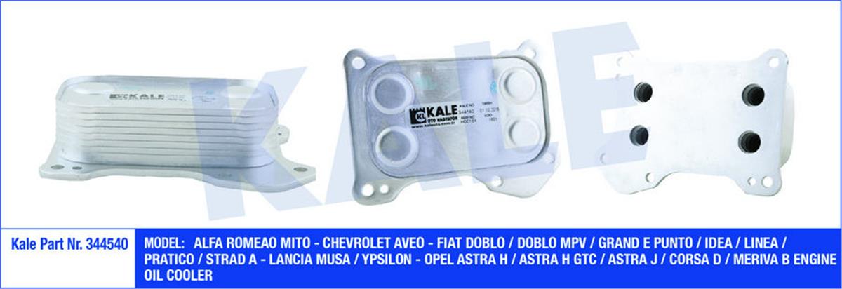 Yağ Soğutucusu Astra H-Corsa D-Doblo-Linea-Grande Punto 1.3 Dmtj Z13dth