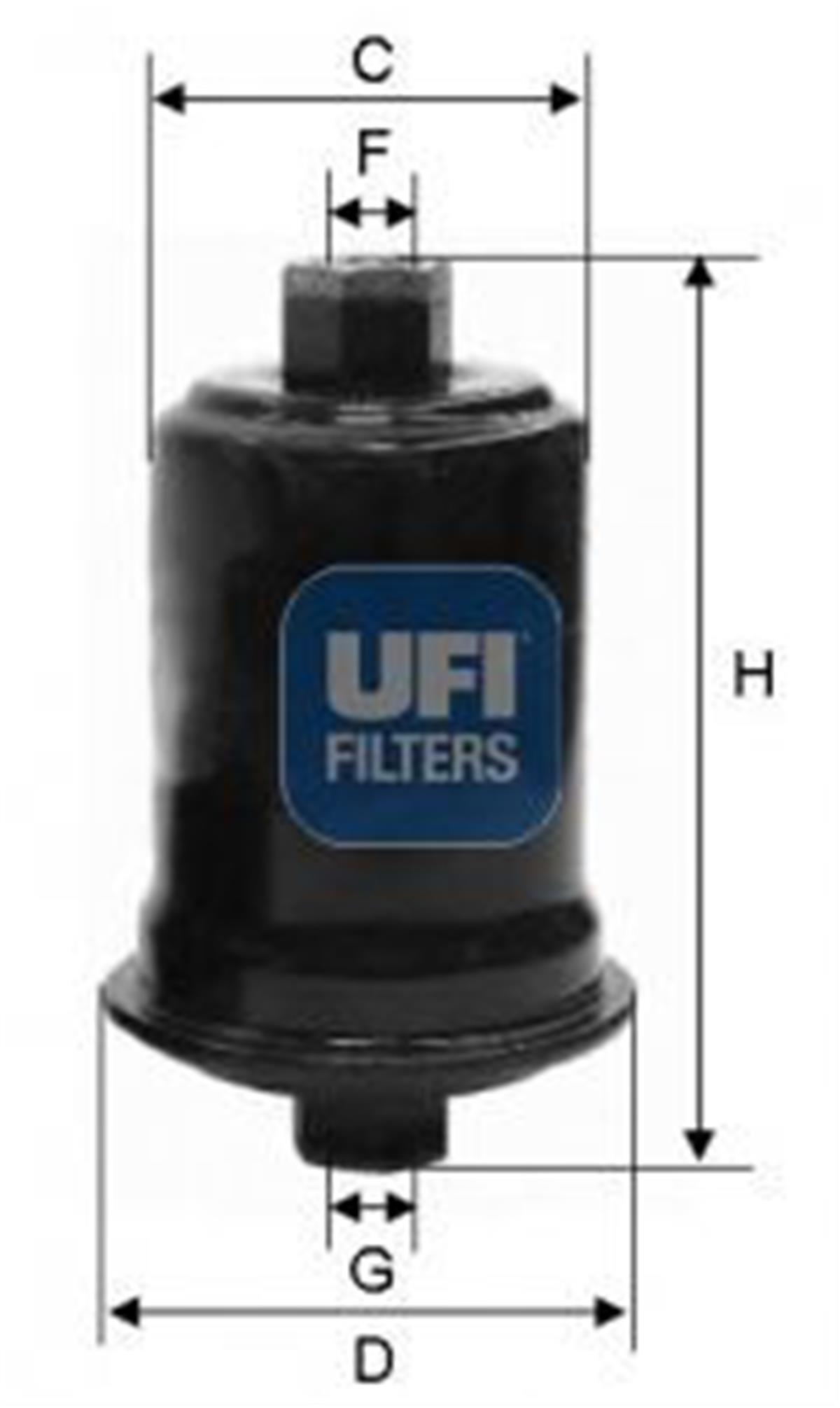Yakıt Filtresi H1 Starex 2.4 98-04 - Sonata 2.0-2.4-2.5 96-01 -Hılux 2.4 89-05