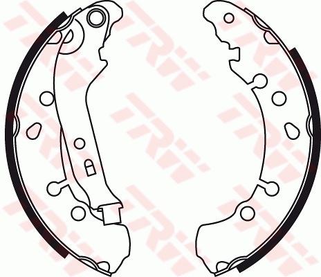 Toyota Yaris Arka Pabuç Balata 1.3 VVTİ-1.33 VVTİ-1.4D-4D TRW