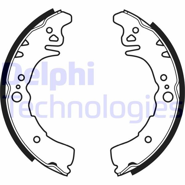 Toyota Yaris Arka Fren Pabucu DELPHI