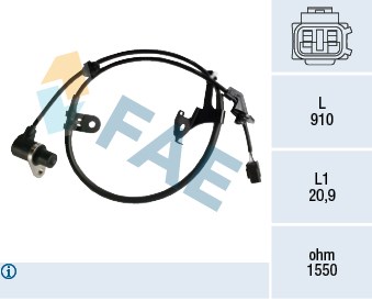 Toyota Yaris Ön Sağ ABS Sensörü FAE